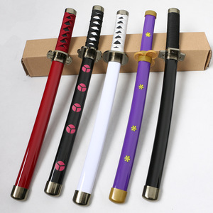 17 styles, 45 cm, accessoires de cosplay anime, Tanjirou, Nezuko, Zenitsu, Zoro, <span class=keywords><strong>Shusui</strong></span>, épée, katana, jouets d'armes pour enfants, pour collection de cosplay, cadeau - Product Image 2