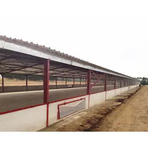 Prefab Insulated Poultry Farm Building Light Metal Frame Construction Prefabricated Steel Structure Poultry Farm Chicken House