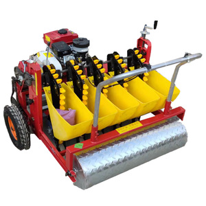 Hand-Pushed Self-Propelled Garlic Seeder 6 <b>Rows</b> Gasoline Engine Agricultural Planting <b>Machine</b> - Product Image 3