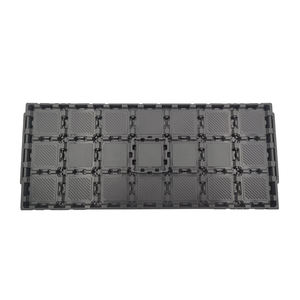 <span class=keywords><strong>Blabk</strong></span> Paquete de bandeja formadora de ampollas de plástico PET de 21 compartimentos para PC de escritorio INTEL CPU - Product Image 1