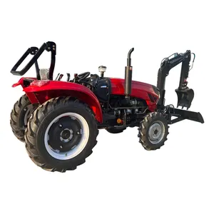 Multifunction agricolas 4wd farmer compact agriculture tractor small farm agriceltural mini farming tractors With simple shed