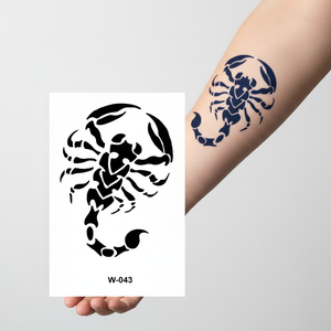 Tatouages temporaires semi-permanents sans eau, motifs personnalisés, araignée, <span class=keywords><strong>scorpion</strong></span>, jus, durent 1 à 2 semaines - Product Image 1