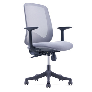 Chaise de bureau ergonomique personnalisée prête à être expédiée, OEM, avec dossier bas, design moderne, accoudoirs réglables, structure en plastique - Product Image 1