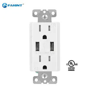 Compatible FTR15-3600 installing usb wall plug charging station outlet voltage in home