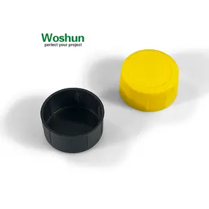 יצרן 48.3 מ""מ כובע ברזל פיגום צהוב או שחור חומר בנייה חומרי בנייה צינורות פיגום כובעי בטיחות פלסטיק כובעי ברזל