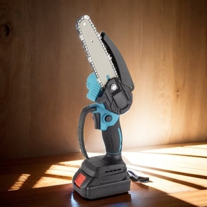 Mini tronçonneuse sans fil 21V pour bricolage et jardinage, pour la coupe du bois, personnalisable OEM, alimentée par batterie - Product Image 6