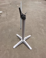 Piétement de table pliable en alliage d'aluminium robuste, pièces de connexion pour meubles, pieds de table à manger, accessoires de quincaillerie métallique pour table