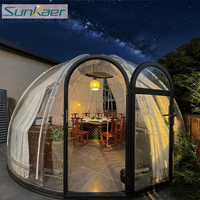 Casa de burbujas para acampar al aire libre, suministro del fabricante, fuerte resistencia al viento para campings al aire libre, casa Domo prefabricada