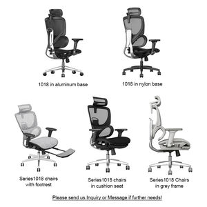 Silla Ergonómica Ejecutiva Moderna con Respaldo Alto y Giratoria, con Reposacabezas Ajustable y Certificación BIFMA - Product Image 4