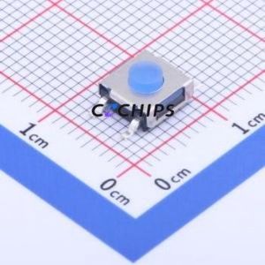 TS-1047A-A2B2-D2 Tactile Switch SMD Switch Single Pole Single Throw Round Button 1.8N Vertical Mount - Product Image 1