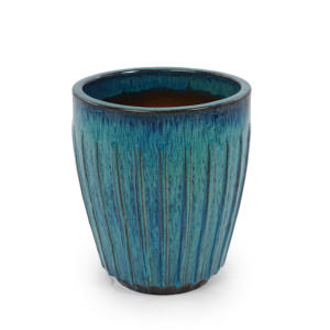 Pot de fleurs en céramique durable certifié avec trous de drainage respirants - Product Image 3