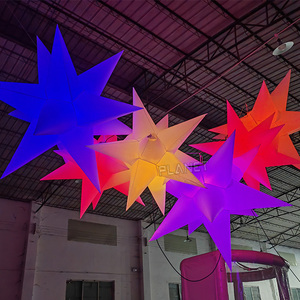 Tùy chỉnh Đảng treo Inflatable giáng sinh sao với đèn - Product Image 3