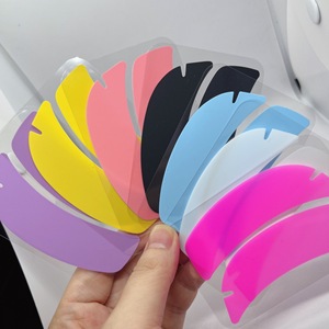 Patchs oculaires supérieurs en silicone UV réutilisables, conçus sur mesure, protection UV pour les paupières supérieures pendant l'extension des cils par LED UV - Product Image 4