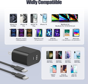 Caricabatterie Portatile USB Tipo <span class=keywords><strong>C</strong></span> Rapido PD 20W Adattatori di Alimentazione USB-<span class=keywords><strong>C</strong></span> per <span class=keywords><strong>iPhone</strong></span> 17/16 Pro Ricarica Veloce - Product Image 6