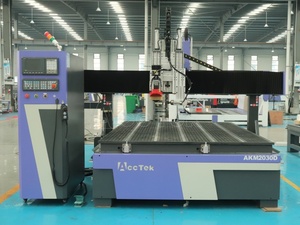เครื่องเราเตอร์ CNC ขนาดใหญ่ ATC รุ่น 2030 โครงสร้างแข็งแรง พร้อมโต๊ะอลูมิเนียม PVC สำหรับงานตัดแผ่น MDF และอะคริลิกขนาดใหญ่ - Product Image 2
