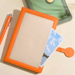 Sang Trọng A5 Bìa Cứng Cuộc Họp Biểu Tượng Tùy Chỉnh Nhật Ký Chương Trình Nghị Tính PU Da Máy Tính Xách Tay Với Túi Bút Khe Cắm Công Ty Lưu Niệm Quà Tặng Kế Hoạch - Product Image 2