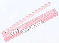 Disponible – Règle magnétique en acrylique de style américain moderne de luxe pour pousseur de tuiles de Mahjong, couleur écaille de tortue (1 pièce) – Poker