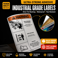 Autocollants adhésifs pour pneus YSB super-adhésifs, étiquettes personnalisées à forte adhérence avec impression couleur personnalisée, imperméables, écologiques, durables