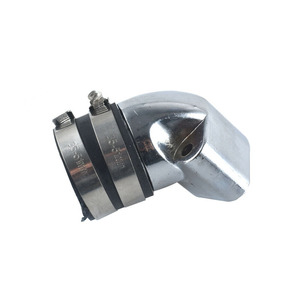 ท่อร่วมไอดี 35-51 มม. สำหรับ GY6 150cc สกู๊ตเตอร์โกคาร์ทมอเตอร์ไซค์อัพเกรดดัดแปลงสีเงิน - Product Image 1