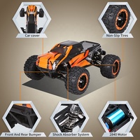 Coche de Carreras Monstruo HBX 16889A Pro 1/16 con Piezas Metálicas Mejoradas, 2.4G 4WD, Alta Velocidad, con Motor sin Escobillas