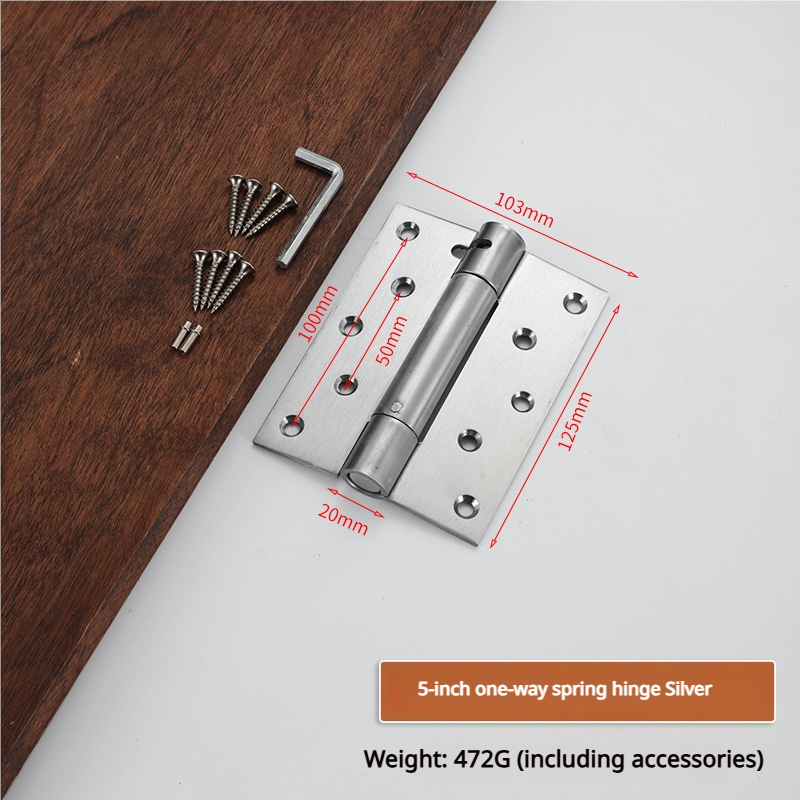 บานพับสปริงแบบทางเดียว5นิ้ว