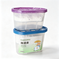 Boîte déshumidificatrice OEM parfumée, absorbeur d'humidité, déshydratant anti-moisissure, boîte de déshumidification jetable pour entrepôt et hôtel