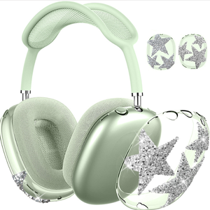 Funda para auriculares Ins Style New Shining Diamond Star adecuada para <span class=keywords><strong>Airpods</strong></span> <span class=keywords><strong>Max</strong></span>, funda para auriculares de TPU de tres piezas en varios colores - Product Image 4