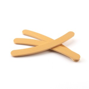 Lima de uñas de plástico curvo Banana 80/100/120/150/180/240 Grano Papel de lija resistente al agua Kit de manicura profesional de larga duración - Product Image 2