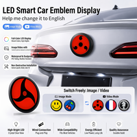 Emblème arrière dynamique LED tendance pour voiture, badge décoratif animé lumineux compatible X3 X5 X7 M3 M4 M8 IX1 IX3