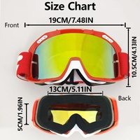 Lunettes de motocross pour femmes 100LK, personnalisées, MX BMX, monture en PC transparente, verres en plastique remplaçables, légères, protection UV, sport