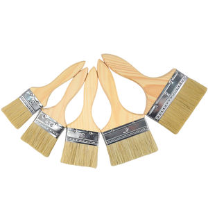 Vente en Gros Brosses en Poils de Porc Naturels Pinceaux Industriels en Soies de Porc pour Peinture Murale Pinceaux à Manche en Bois pour Barbecue Approvisionnement Usine - Product Image 2