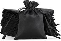 Pochette en satin de soie de luxe en gros avec cordon de serrage, logo personnalisé imprimé, promotionnelle, 25x35cm, anti-poussière et anti-humidité pour perruques et mèches de cheveux