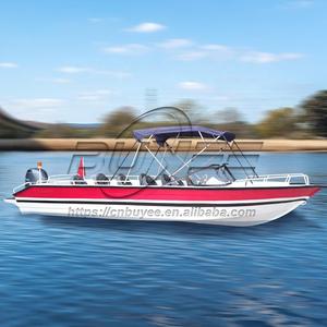 Lancha de 25 pies/7.5 m con 14 Asientos y Parabrisas, Lancha de Recreo de Alta Calidad, Lancha de Carreras a Gasolina, Gran Oferta - Product Image 1