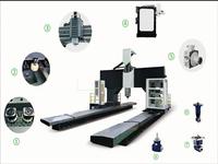 Centro de Mecanizado CNC TSMV-2217-6K, Centro de Mecanizado de Tipo Pórtico CNC, Fresadora CNC con Controlador Mitsubishi para Metal