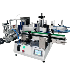 Tabletop Auto Pet Bottle Labeling <strong>Machine</strong> Essential Oil Label Sticker Double Side Round Bottle Labeling <strong>Machine</strong> With Date <strong>Coder</strong> - Product Image 1