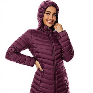 Women's Lightweight <b>Packable</b> Hooded Winter Quilted Puffer <b>Jacket</b> Detachable Sleeves Hat Water Resistant Fur Lining - Product Image 1