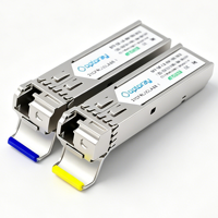 Module SFP de transcepteur à fibre optique haute performance 1550nm/1310nm 155Mb/s BIDI 60km avec connecteur LC, SM DFB, fabriqué en Chine