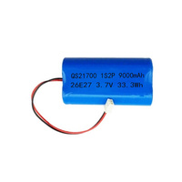 21700-1S2P-9000mAh 3.7v Fabricant professionnel de cellules au lithium-ion polymère Batteries Li-ion rechargeables