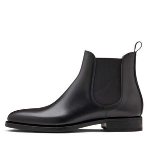 Bottes <span class=keywords><strong>Chelsea</strong></span> pour hommes 2026, dessus en cuir véritable, semelle extérieure en caoutchouc, hauteur accrue, antidérapantes, chaussures de <span class=keywords><strong>costume</strong></span> - Product Image 1