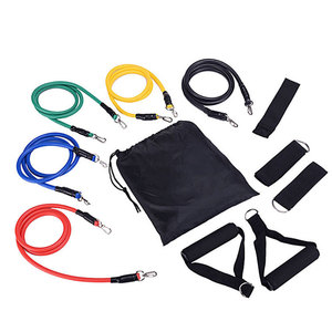 Set di Bande di Resistenza Ecologiche in TPE <span class=keywords><strong>per</strong></span> Allenamento, Attrezzatura Sportiva Personalizzabile con Logo OEM - Product Image 6