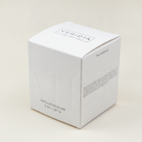 Boîte de soin de la peau en papier de coton de luxe, boîte cadeau en carton avec gaufrage en feuille d'or rose, emballage pour masque d'argile