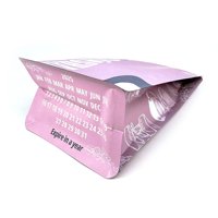 Pochette en aluminium à fond plat avec fermeture éclair, imprimée sur mesure, pour l'emballage d'aliments secs pour animaux de compagnie de 1 kg, 2 kg, 5 kg, avec valve