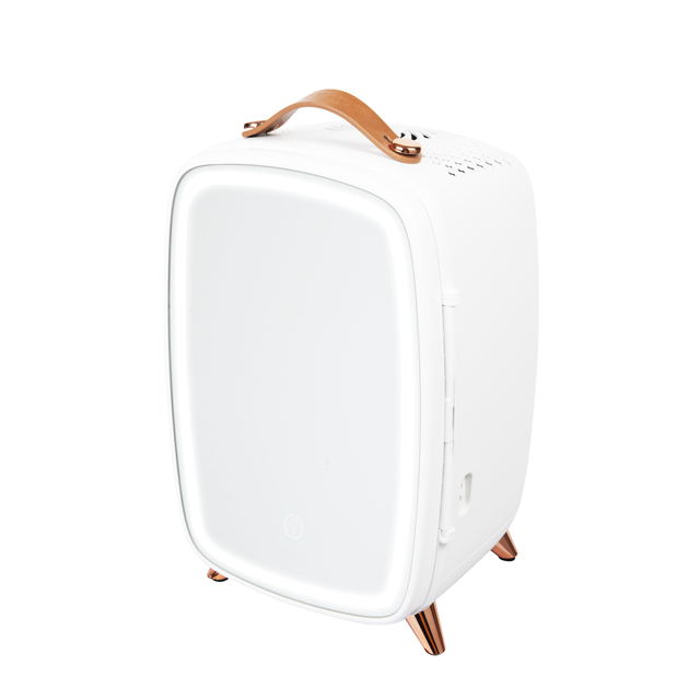 New 6l Portable Small Refrigerator Beauty Mini Skincare Fridge With Led Lighting Makeup Mirror Cosmetic Fridge