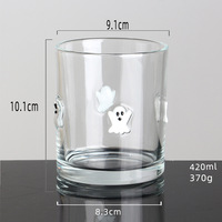 Tasse en verre borosilicate 3D, mignonne et esthétique, pour café, eau, jus, avec motifs animaux et fruits, idéale pour les fêtes, pour la maison et le bar, cadeau personnalisé