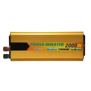 2000W Pure Sine Wave Inverter 12V 220V Power Converter Adaptor 12V ~ 220V Home Solar Inverter Power Bank For solar water heater