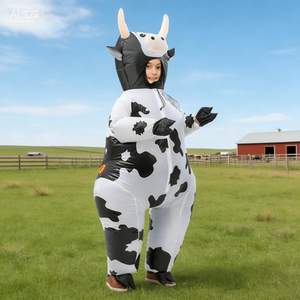 Adult Inflatable <strong>Cow</strong> <strong>Costume</strong>, Fits 1.5-2m. Ideal for Christmas, Cosplay, Parties, Stage Performances and Masquerade Balls - Product Image 2