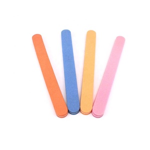 Disposable Sponge Emery Nail File 180/240 Grit Double-Sided Nail Buffer for Manicure