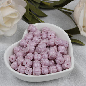 Benutzer definierte bunte Krone Blumen form Muschel harz Perlen für Schmuck machen Vintage Armband Ohrring Perlen Telefon kette Charms - Product Image 5