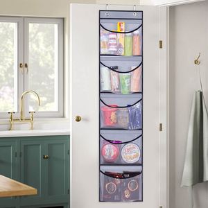 Nouveaux jouets 2026 : Sac de rangement à cinq couches en non-tissé avec bande élastique et plaque de doublure, pour accrocher derrière une grande porte - Product Image 3