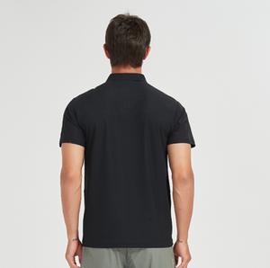 Áo thun nam mùa hè chất liệu polyamide/spandex, kiểu dáng lịch sự, thêu họa tiết, nhanh khô, tay ngắn, chống nhăn, thích hợp chơi golf - Product Image 3